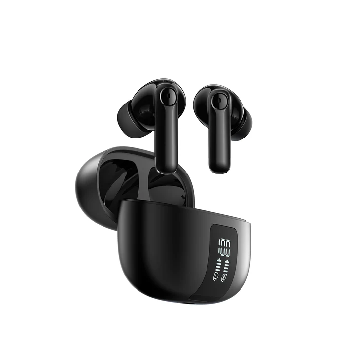 Joyroom JR-FN3 Wireless Earphones with ANC and Smart App Control - Black Joyroom JR-FN3 Wireless Earphones with ANC and Smart App Control - Black